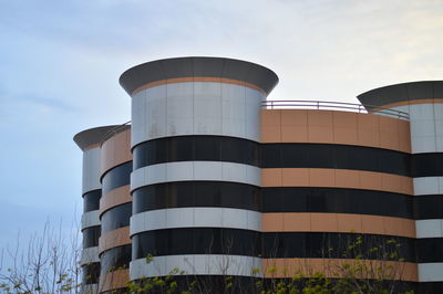 Low angle view of building against sky