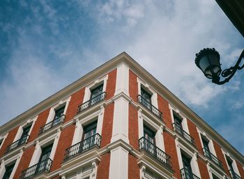 Low angle view of building against sky