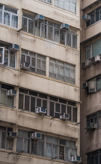 Low angle view of residential building