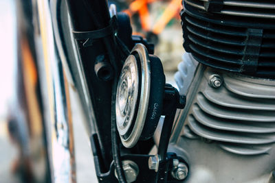 Close-up of vintage car