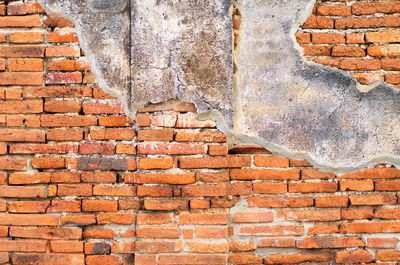 Full frame shot of weathered wall