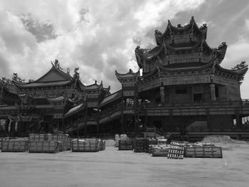 View of temple against sky