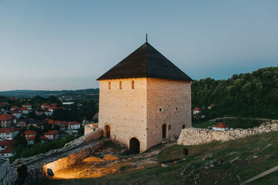 Buildings in city