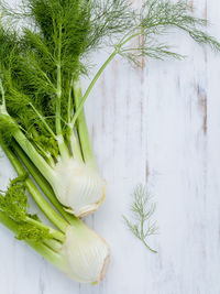 Close-up of vegetables on table