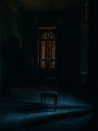 Interior of abandoned room