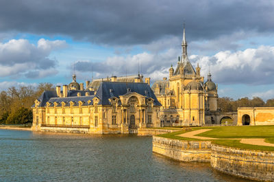 View of cathedral against cloudy sky