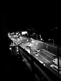 City street at night