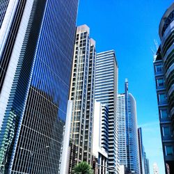 Low angle view of modern building