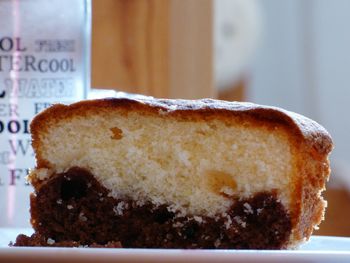 Close-up of text on table