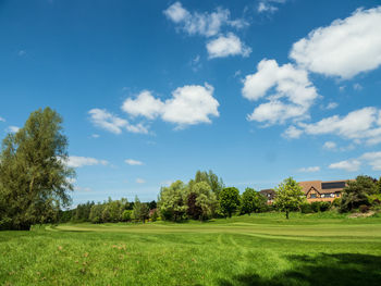 Empty golf course 