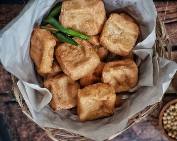 Close-up of food on table