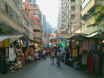 View of city street