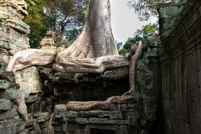 Low angle view of old building