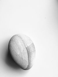 Close-up of bread against white background