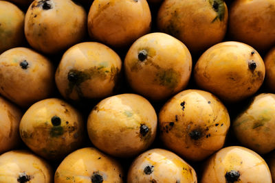 Full frame shot of fruits for sale at market stall