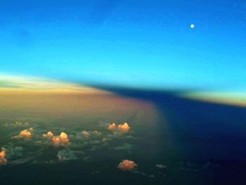 Scenic view of cloudy sky