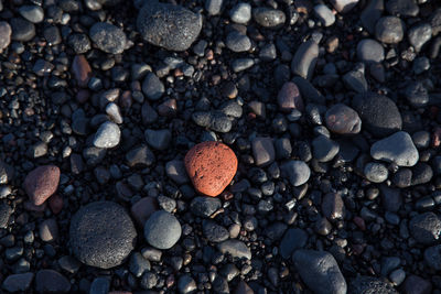 Full frame shot of pebbles