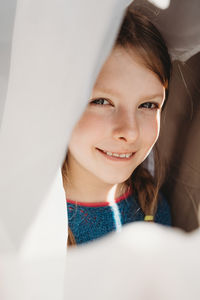 Portrait of smiling girl