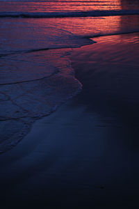 Stunning sunset at mackenzie beach in tofino