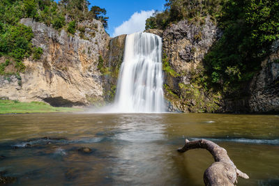 View of waterfall