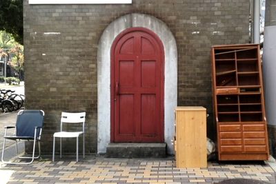 Entrance of a building