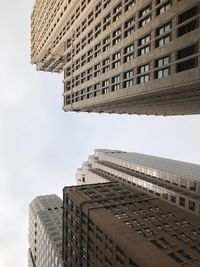 Low angle view of buildings against sky