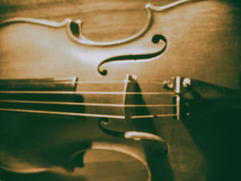 Close-up of guitar