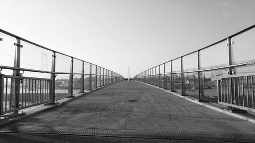 Bridge against clear sky