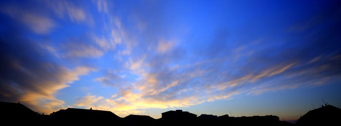 Scenic view of sky at sunset