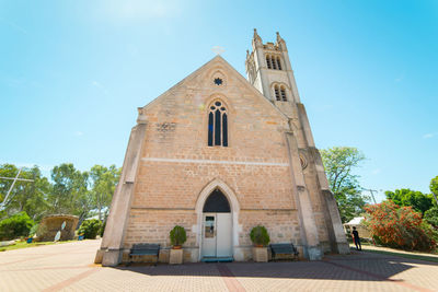 Low angle view of cathedral against sky