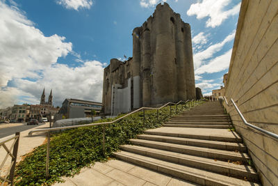 Panoramic view of historic building against sky