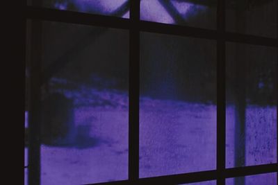 Close-up of glass window