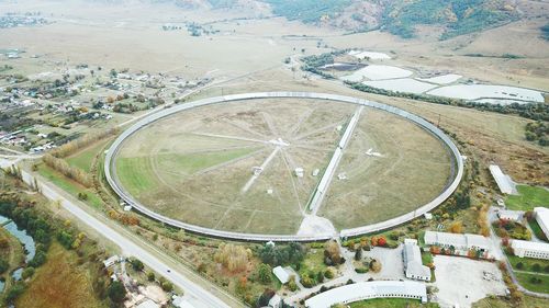 High angle view of landscape