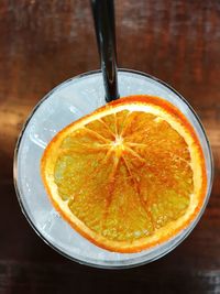 Close-up of drink on table