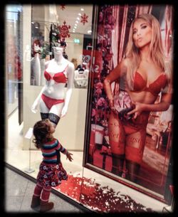 Young woman standing in store