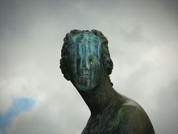 Low angle view of statue