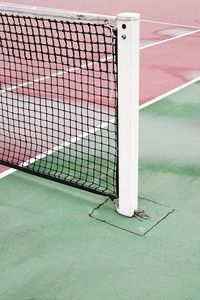 Tennis net at court