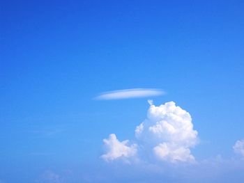 Low angle view of cloudy sky