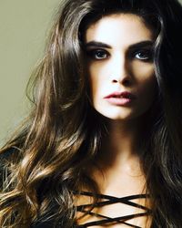 Portrait of young woman