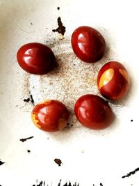 Directly above shot of fruits