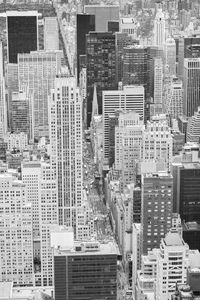 Aerial view of buildings in city