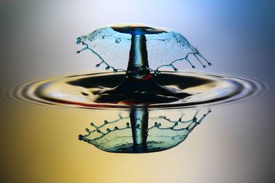 Close-up of wine glass