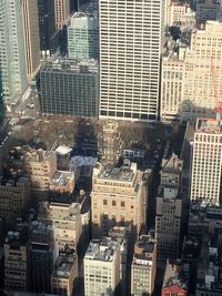 High angle view of a city