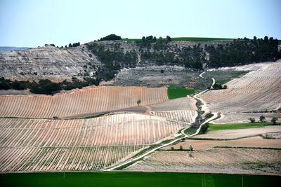 Aerial view of landscape