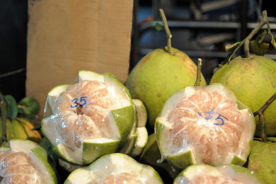 Close-up of fruits for sale