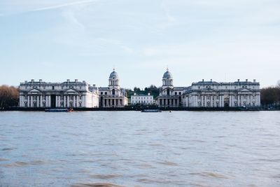 View of buildings at waterfront