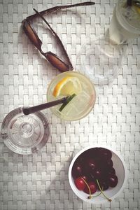 Close-up of food on table