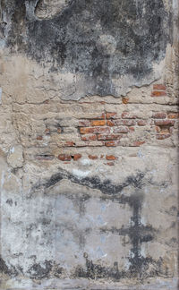 Full frame shot of weathered wall