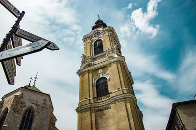 Low angle view of a building - clock tower