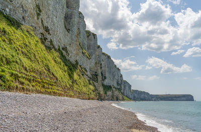 Scenery around fecamp, a commune in the department of seine-maritime at  normandy in  france